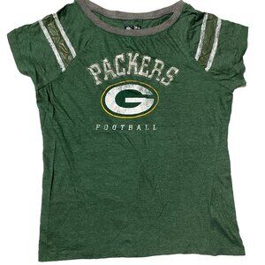 Green Bay Packers Women’s Tee Size L – NFL Team Apparel 1st & Fashion Collection